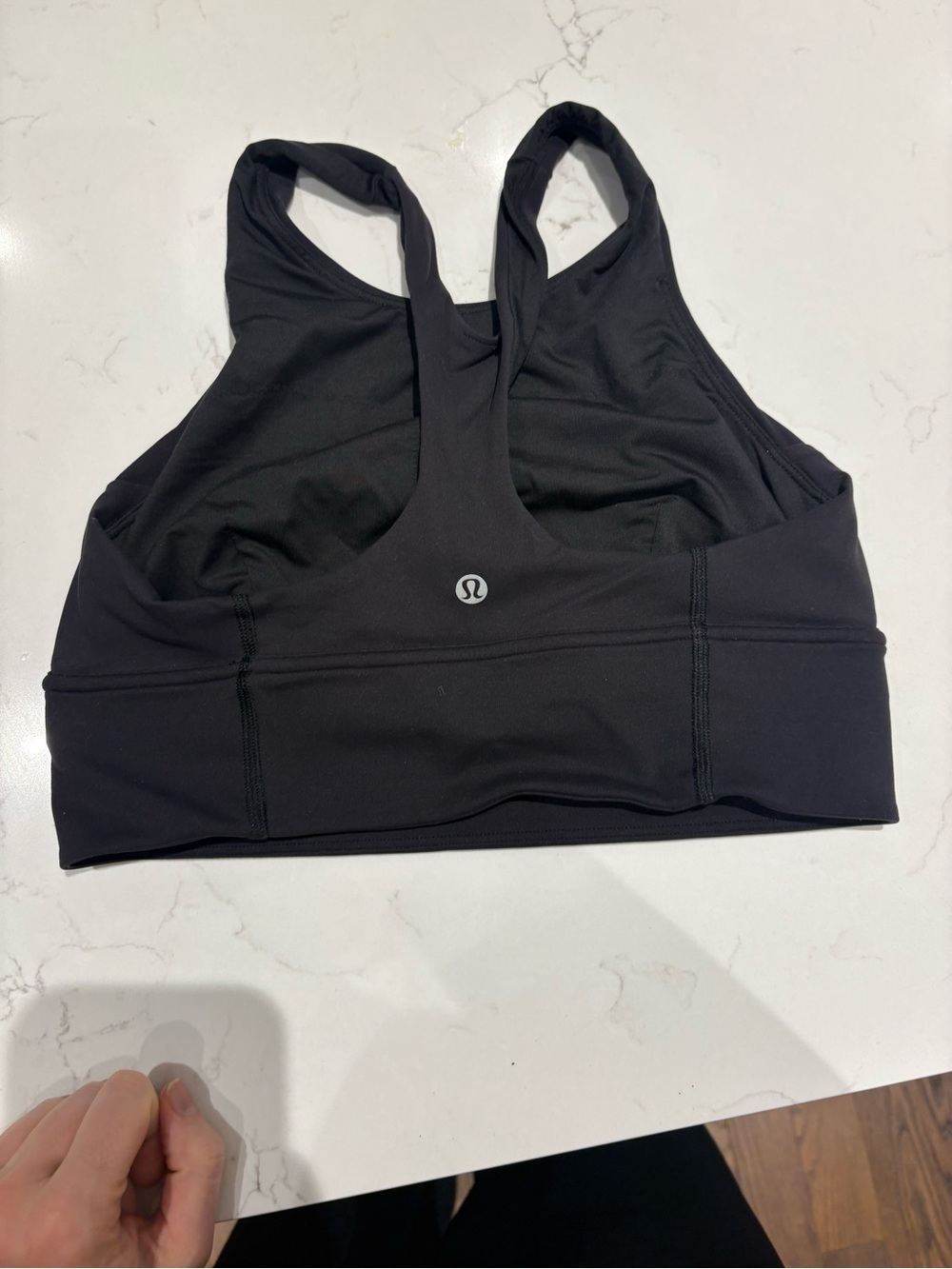 lululemon athletica Black Racerback Sports Bra